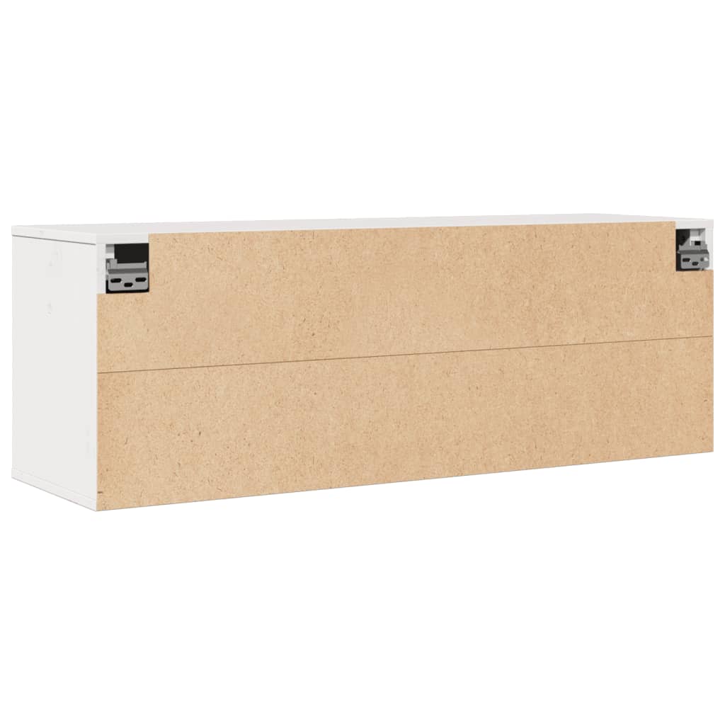 Nástěnná Skříňka 100 X 30 X 35 Cm Masivní Borové Dřevo