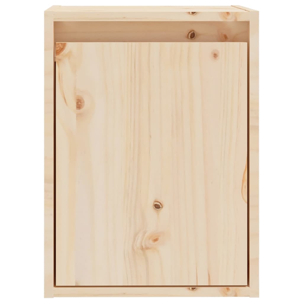 Nástěnné Skříňky 2 Ks 30 X 30 X 40 Cm Masivní Borové Dřevo