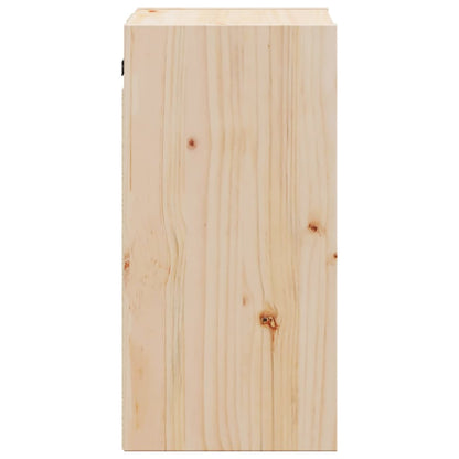 Nástěnné Skříňky 2 Ks 30 X 30 X 60 Cm Masivní Borové Dřevo