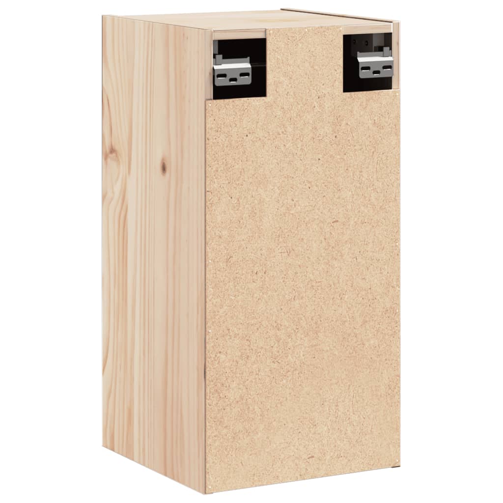 Nástěnné Skříňky 2 Ks 30 X 30 X 60 Cm Masivní Borové Dřevo