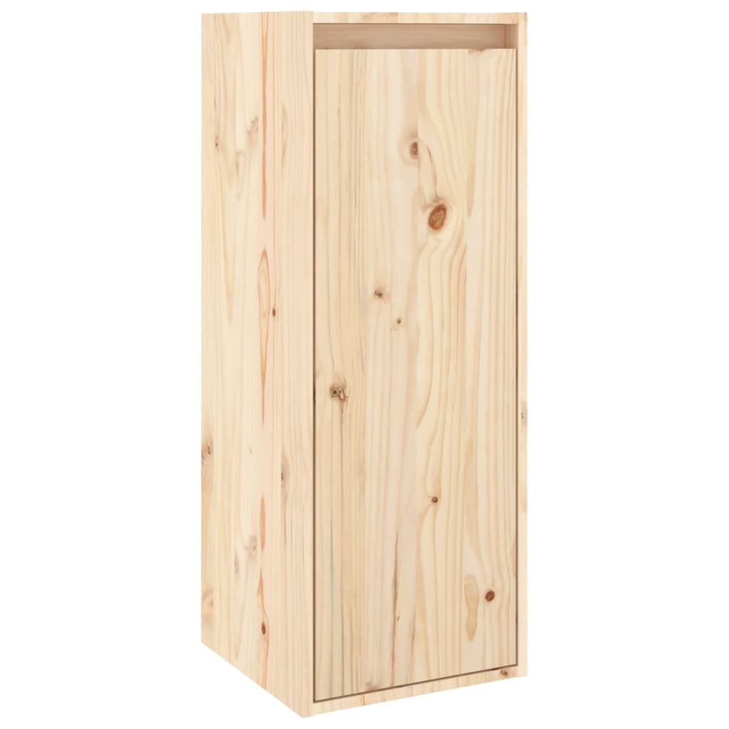 Nástěnná Skříňka 30 X 30 X 80 Cm Masivní Borové Dřevo
