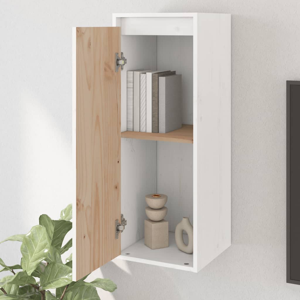 Nástěnná Skříňka 30 X 30 X 80 Cm Masivní Borové Dřevo