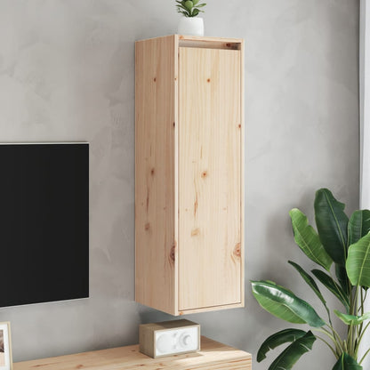 Nástěnná Skříňka 30 X 30 X 100 Cm Masivní Borové Dřevo