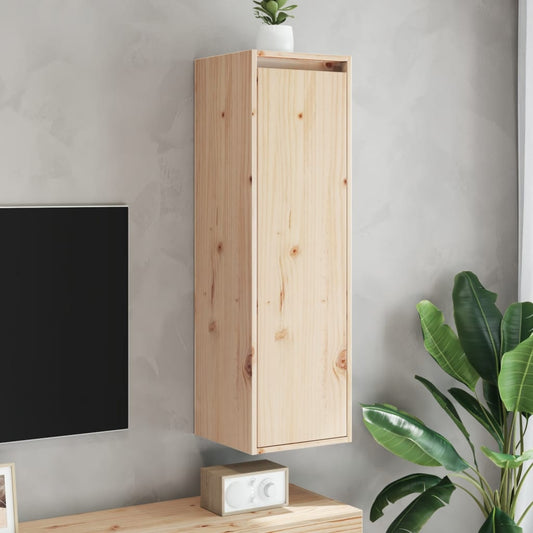 Nástěnná Skříňka 30 X 30 X 100 Cm Masivní Borové Dřevo