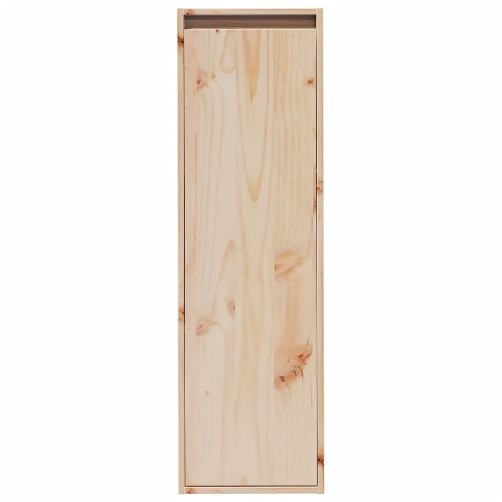 Nástěnné Skříňky 2 Ks 30 X 30 X 100 Cm Masivní Borové Dřevo