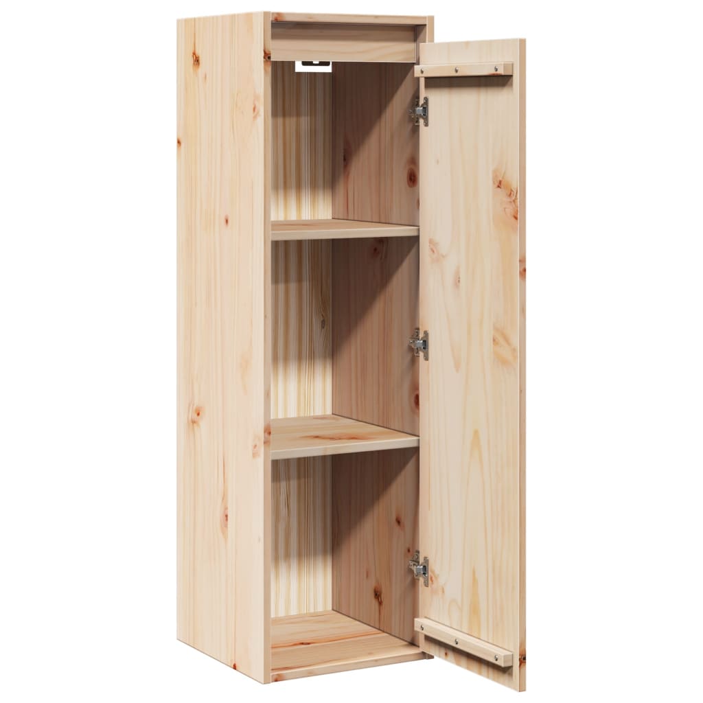 Nástěnné Skříňky 2 Ks 30 X 30 X 100 Cm Masivní Borové Dřevo