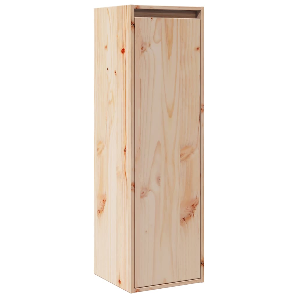Nástěnné Skříňky 2 Ks 30 X 30 X 100 Cm Masivní Borové Dřevo