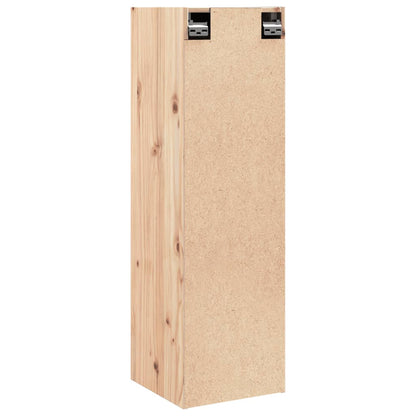 Nástěnné Skříňky 2 Ks 30 X 30 X 100 Cm Masivní Borové Dřevo