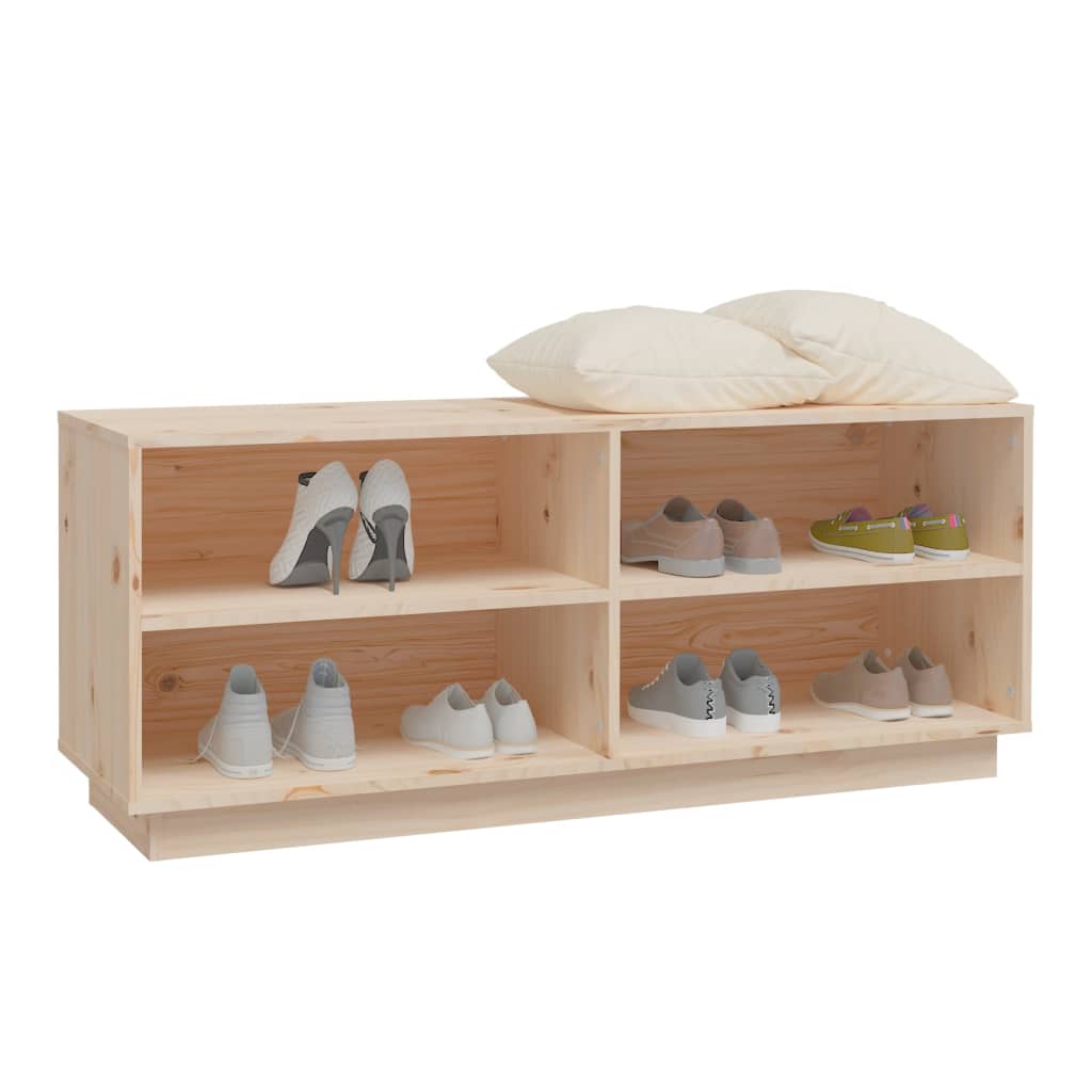 Botník 110 X 34 X 45 Cm Masivní Borové Dřevo