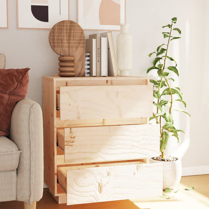 Příborník 60 X 34 X 75 Cm Masivní Borové Dřevo