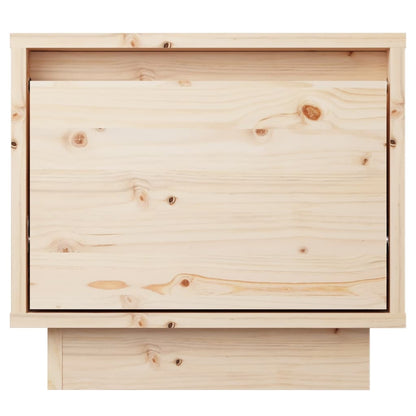 Noční Stolky 2 Ks 35 X 34 X 32 Cm Masivní Borové Dřevo