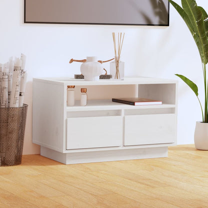 Tv Skříňka Medově Hnědá 60 X 35 X 37 Cm Masivní Borové Dřevo