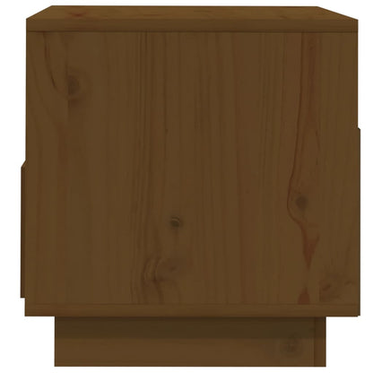 Tv Skříňka Medově Hnědá 60 X 35 X 37 Cm Masivní Borové Dřevo