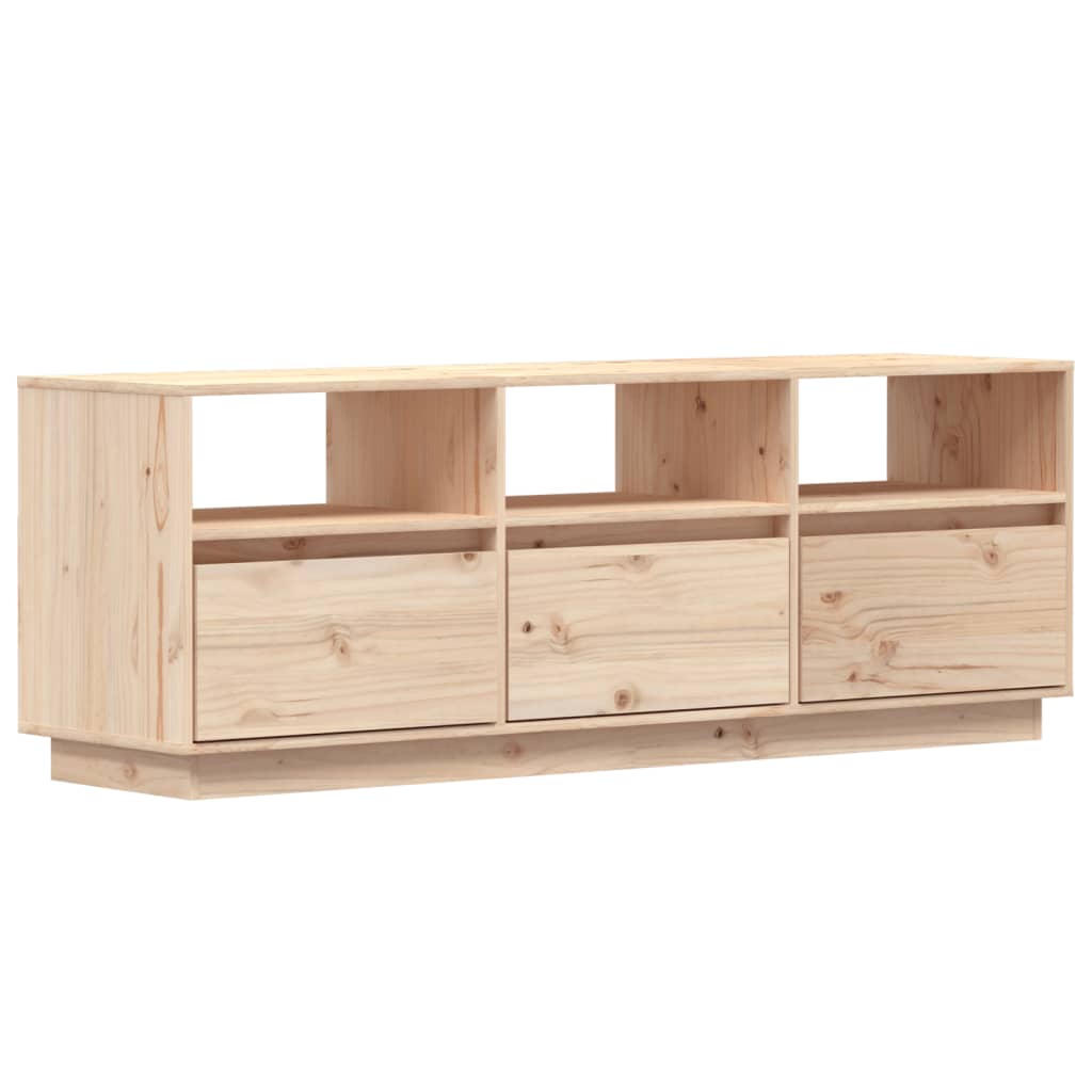Tv Skříňka 140 X 37 X 50 Cm Masivní Borové Dřevo