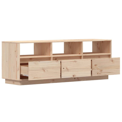 Tv Skříňka 140 X 37 X 50 Cm Masivní Borové Dřevo