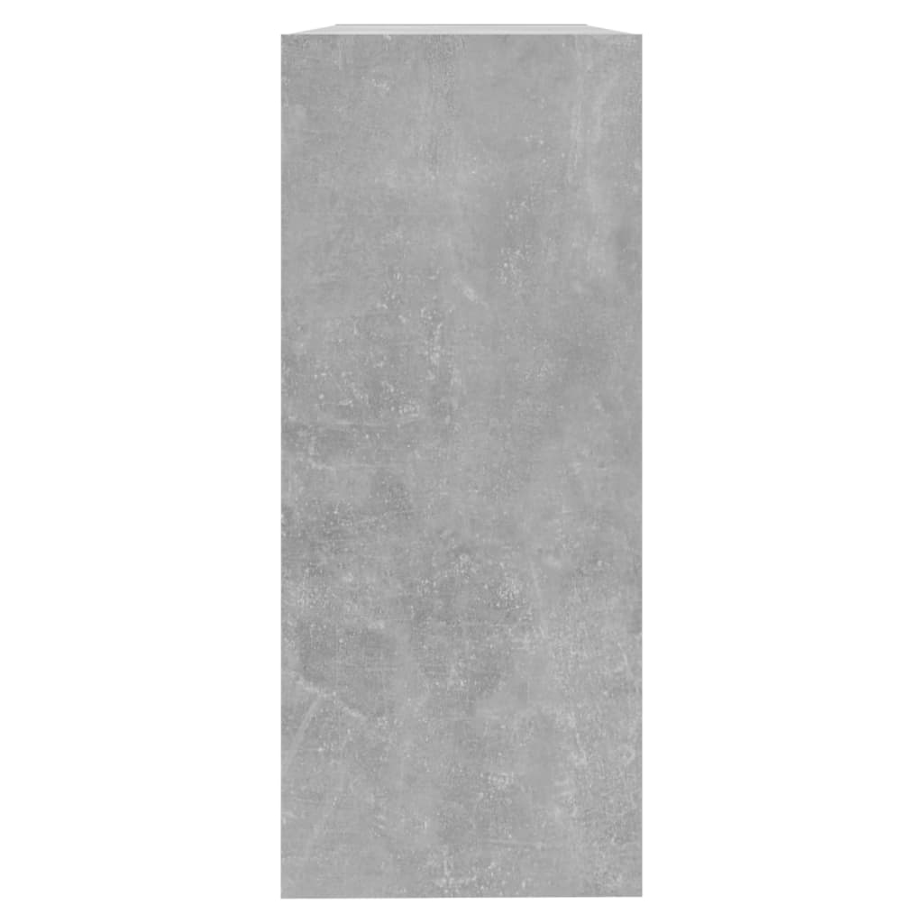 Knihovna / Dělicí Stěna Betonově Šedá 100 X 30 X 72 Cm