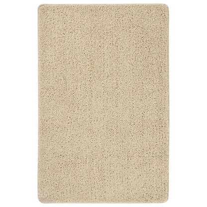 Koberec S Dlouhým Vlasem Světle Šedý Protiskluzový