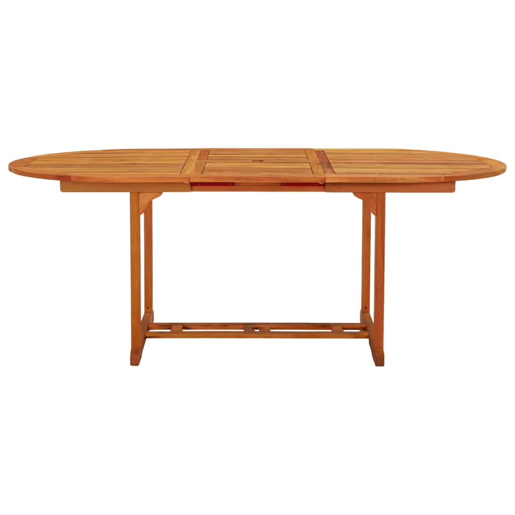 Zahradní Stůl 200 X 100 X 75 Cm Masivní Eukalyptové Dřevo