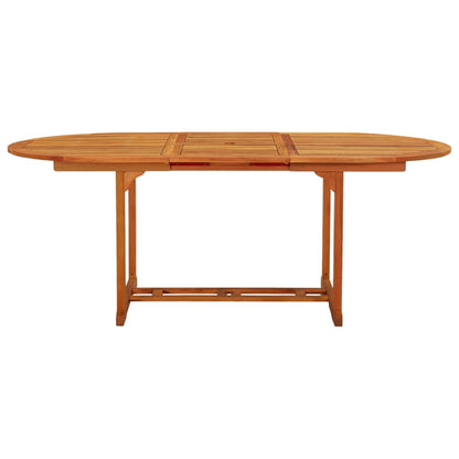 Zahradní Stůl 200 X 100 X 75 Cm Masivní Eukalyptové Dřevo