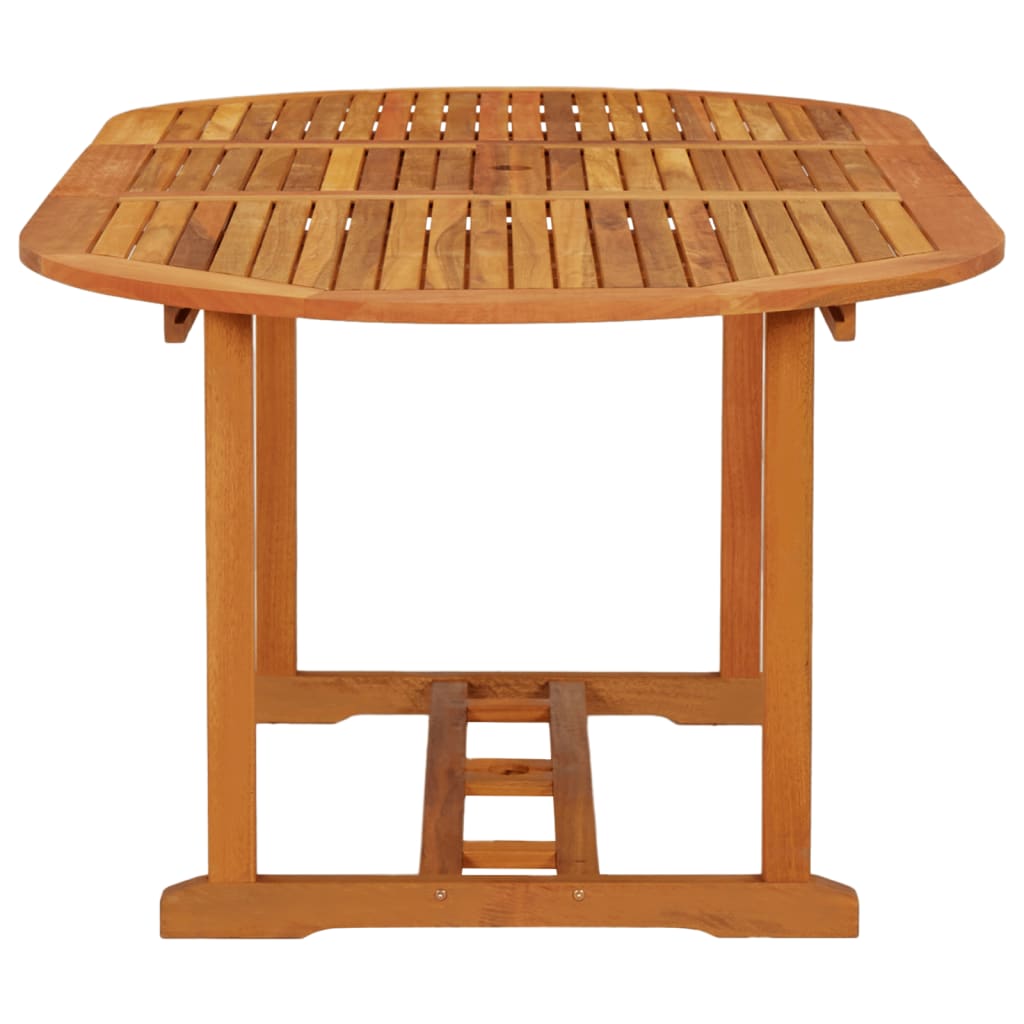 Zahradní Stůl 200 X 100 X 75 Cm Masivní Eukalyptové Dřevo