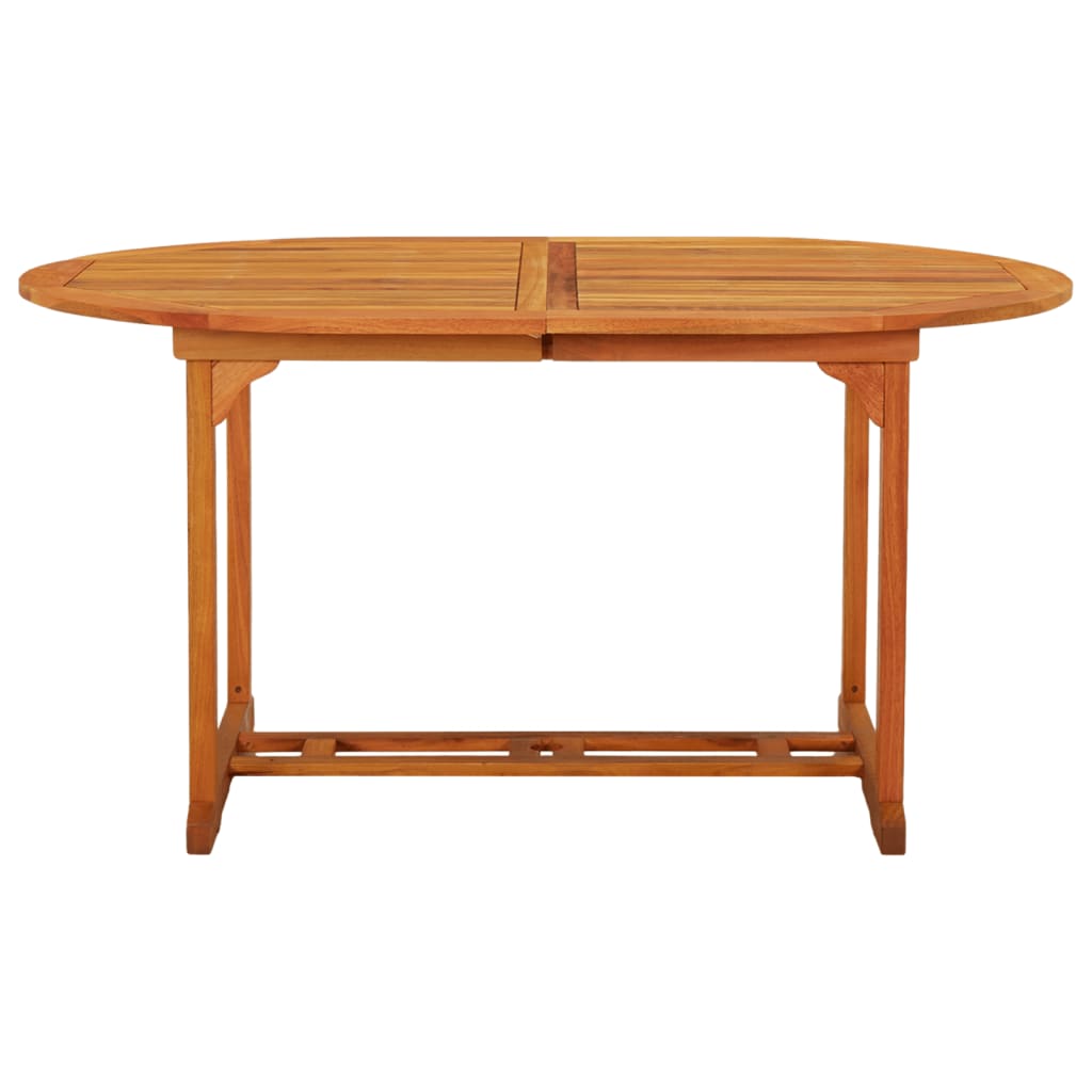Zahradní Stůl 200 X 100 X 75 Cm Masivní Eukalyptové Dřevo