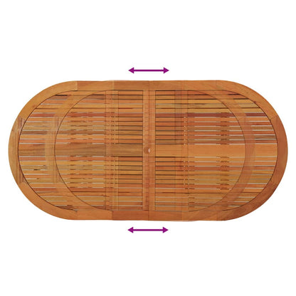 Zahradní Stůl 200 X 100 X 75 Cm Masivní Eukalyptové Dřevo