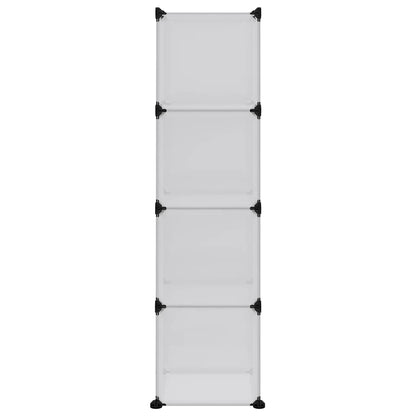 Úložný Organizér S 12 Kostkami S Dvířky Průhledný Pp