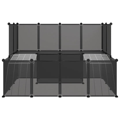 Klec Pro Malá Zvířata Černá 143 X 107 X 93 Cm Pp A Ocel