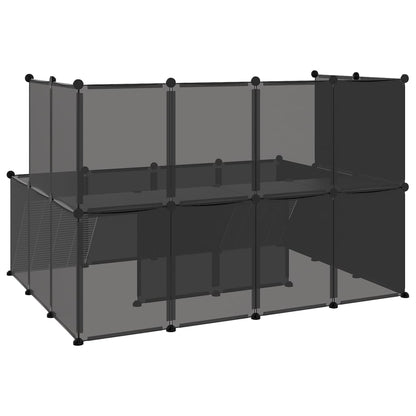 Klec Pro Malá Zvířata Černá 143 X 107 X 93 Cm Pp A Ocel