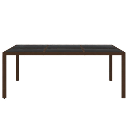 11Dílný Zahradní Jídelní Set Polyratan Hnědý