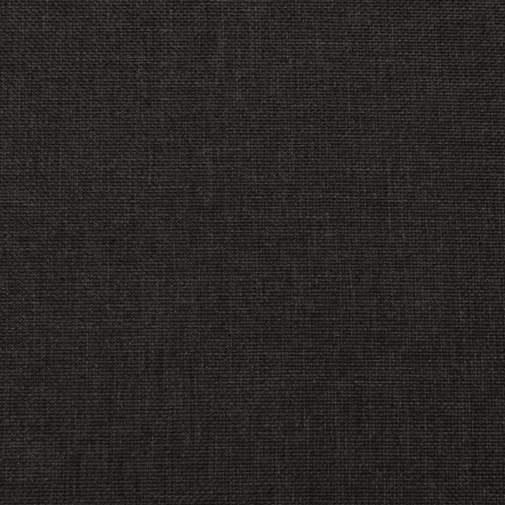 Polohovací Křeslo Černé Textil