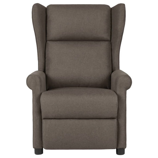 Polohovací Křeslo Hnědé Textil