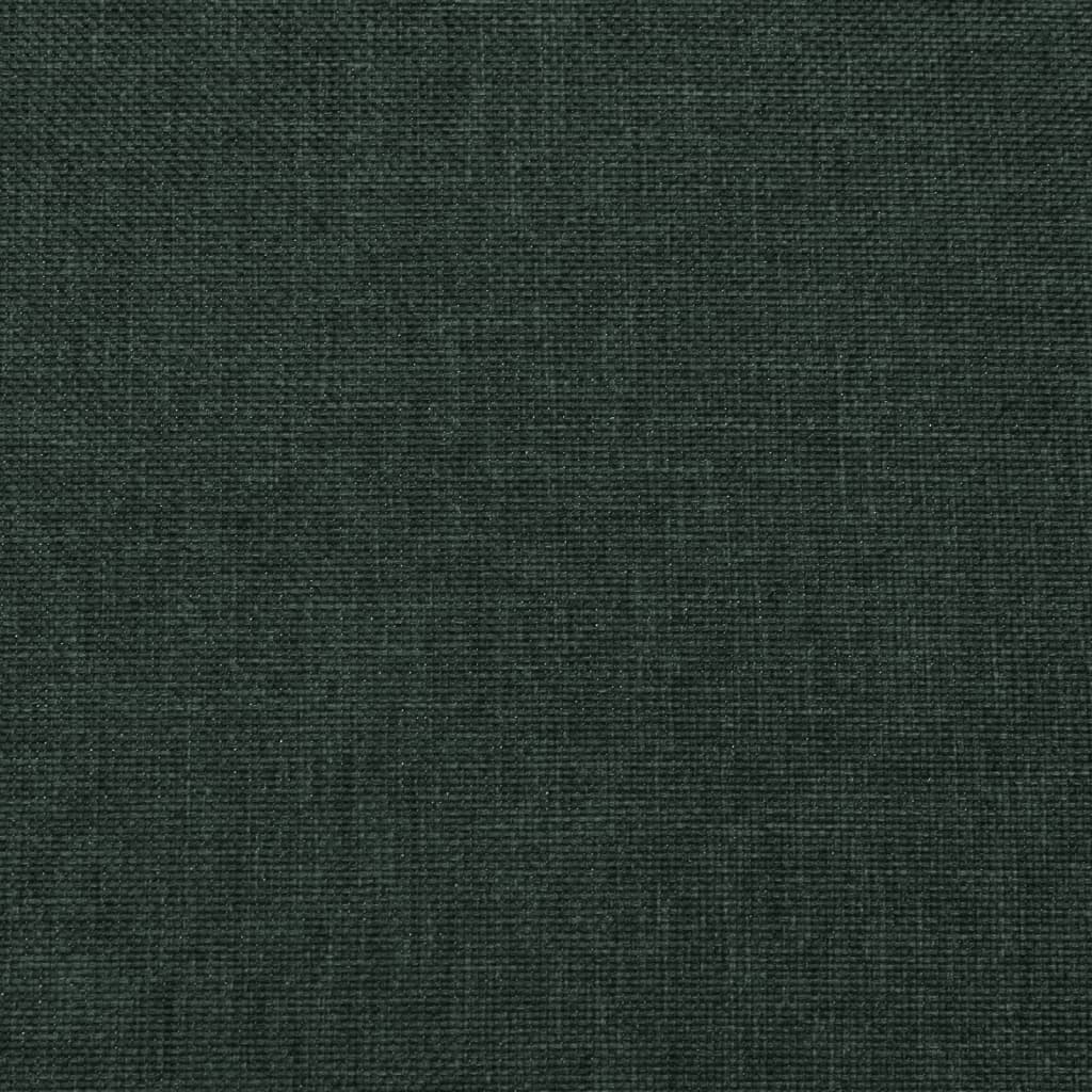 Polohovací Křeslo Tmavě Zelené Textil