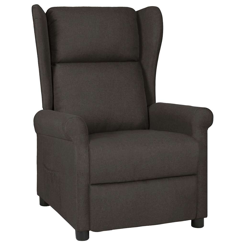 Polohovací Křeslo Taupe Textil