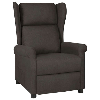 Polohovací Křeslo Taupe Textil