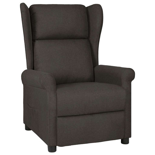 Polohovací Křeslo Taupe Textil