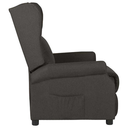 Polohovací Křeslo Taupe Textil