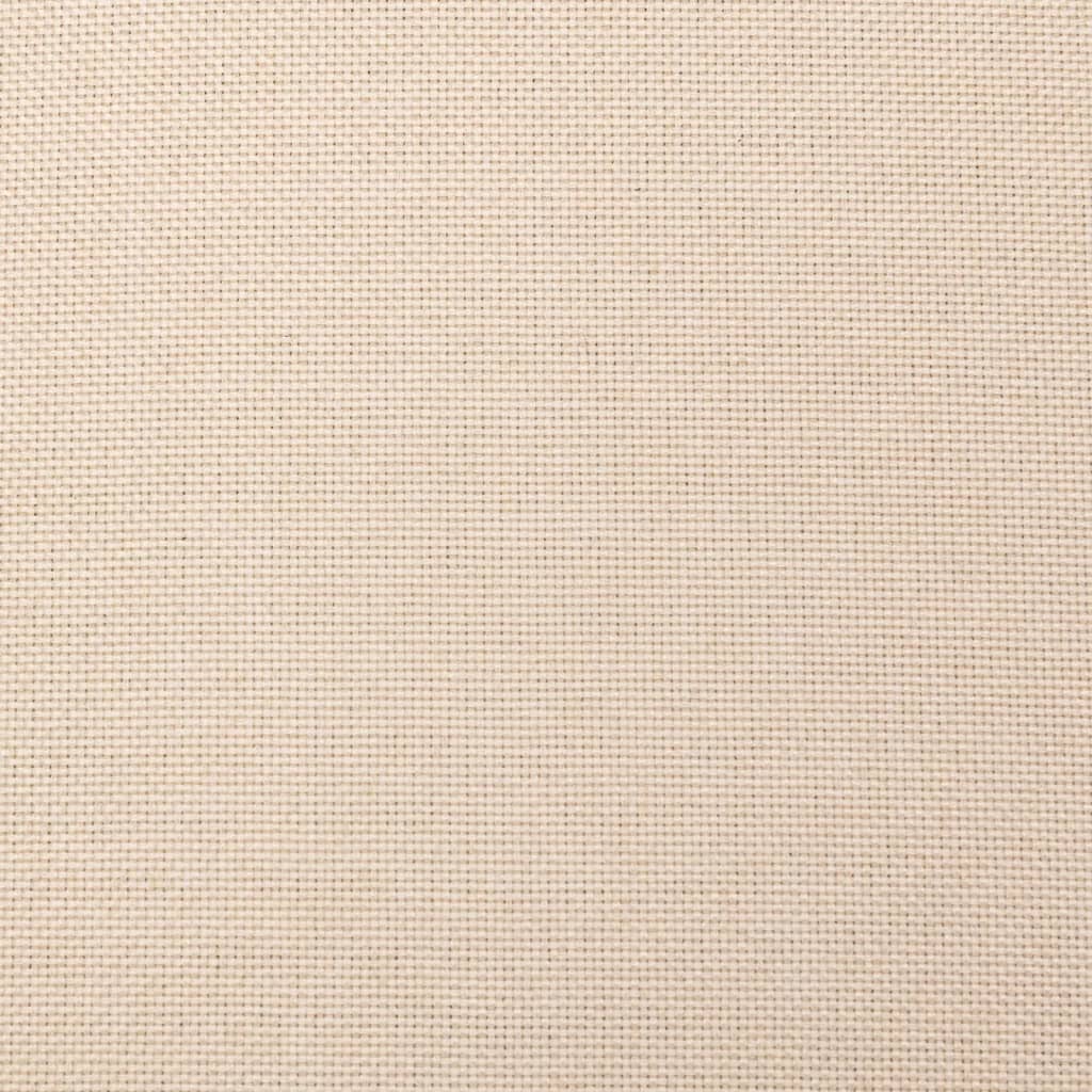 Polohovací Křeslo Krémové Textil
