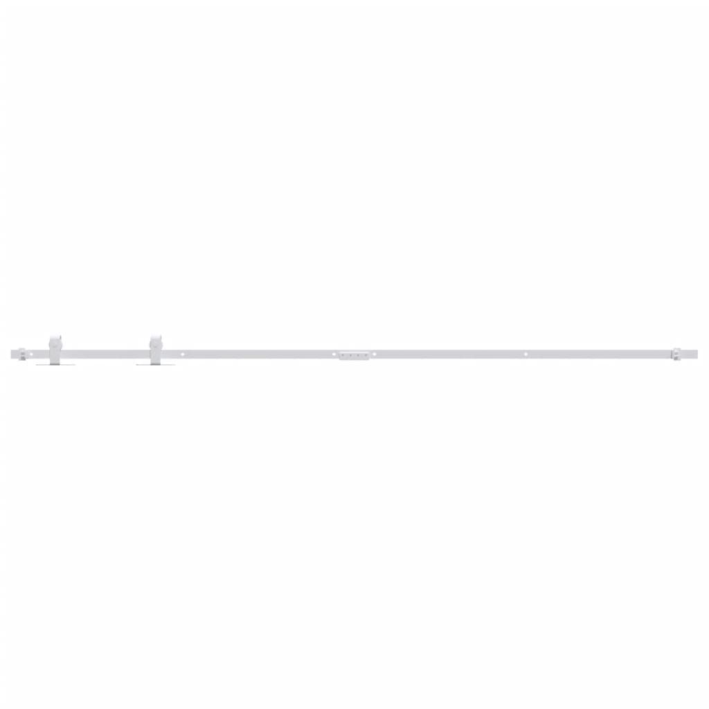 Kování Pro Posuvné Dveře Skříně Uhlíková Ocel Bílé Bílá