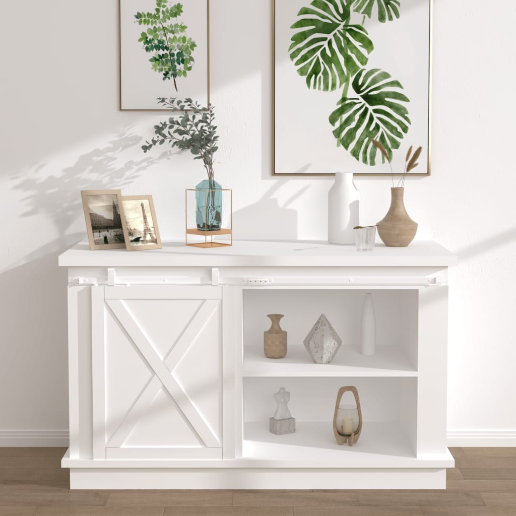 Kování Pro Posuvné Dveře Skříně Uhlíková Ocel Bílé Bílá