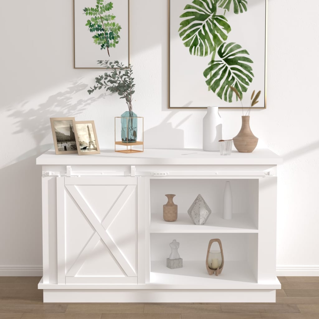 Kování Pro Posuvné Dveře Skříně Uhlíková Ocel Bílé Bílá