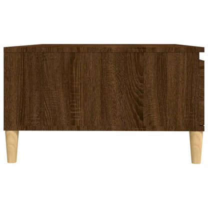 Konferenční Stolek Hnědý Dub 90 X 60 X 35 Cm Kompozitní Dřevo