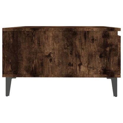 Konferenční Stolek Kouřový Dub 90 X 60 X 35 Cm Kompozitní Dřevo