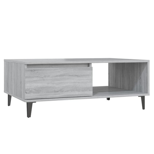 Konferenční Stolek Šedý Sonoma 90 X 60 X 35 Cm Kompozitní Dřevo