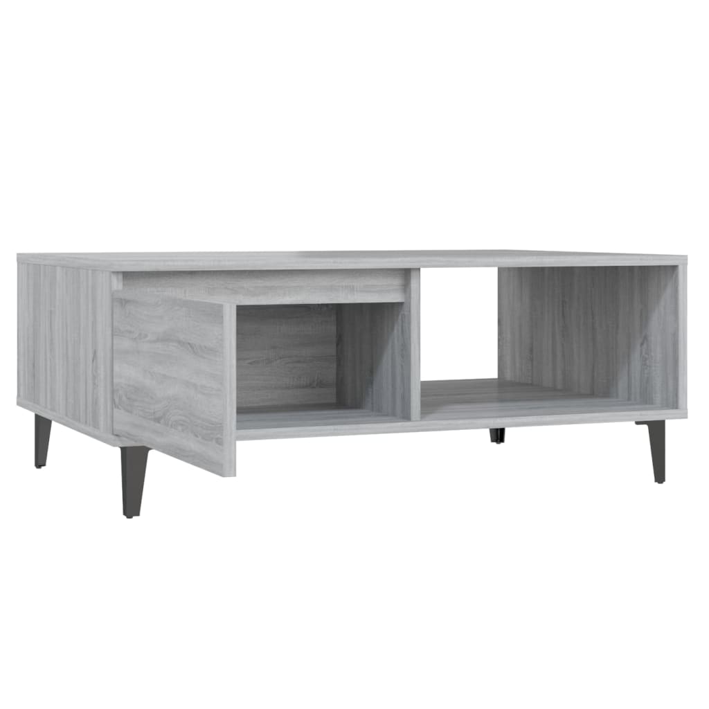 Konferenční Stolek Šedý Sonoma 90 X 60 X 35 Cm Kompozitní Dřevo