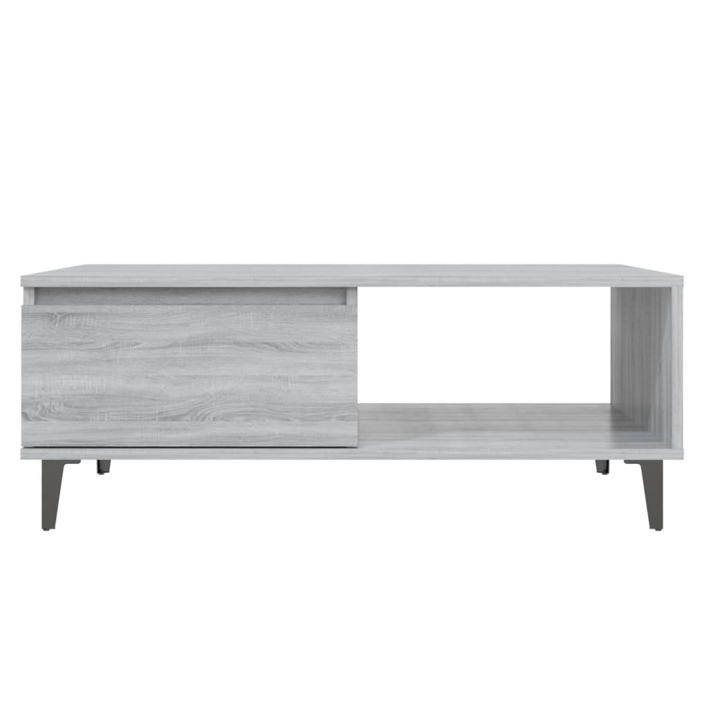 Konferenční Stolek Šedý Sonoma 90 X 60 X 35 Cm Kompozitní Dřevo