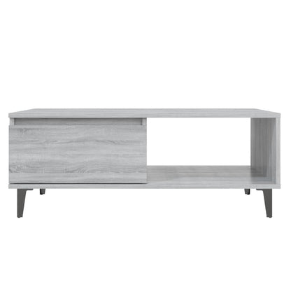 Konferenční Stolek Šedý Sonoma 90 X 60 X 35 Cm Kompozitní Dřevo