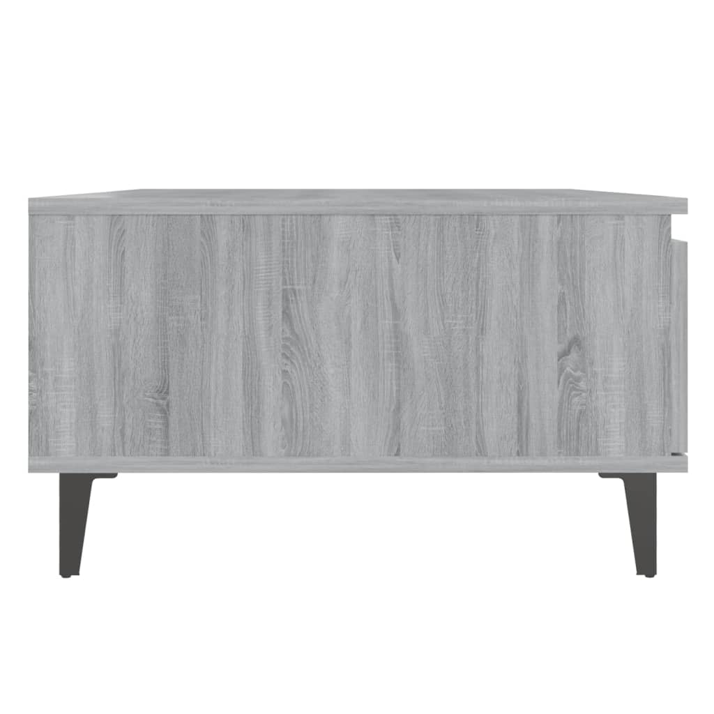 Konferenční Stolek Šedý Sonoma 90 X 60 X 35 Cm Kompozitní Dřevo