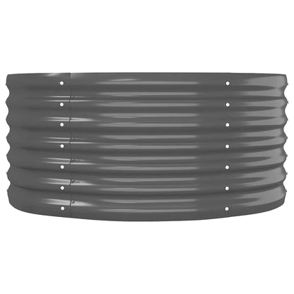 Vyvýšený Záhon Pozinkovaná Ocel Antracitový