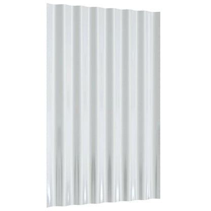 Střešní Panely 36 Ks Pozinkovaná Ocel Šedé 60 X 36 Cm